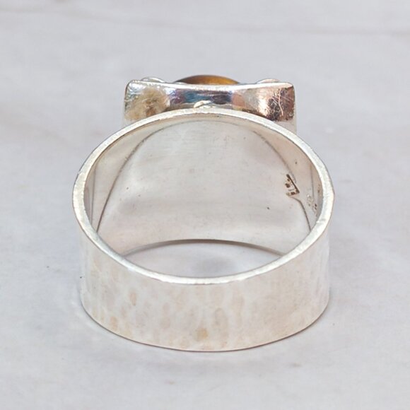 Silpada Sterling Ring with Tiger’s Eye Orb — Size 6.5 - Picture 6 of 16
